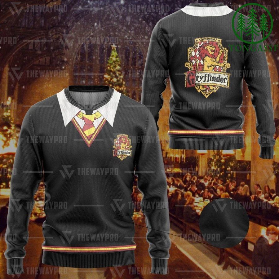 Harry Potter Gryffindor uniform Ugly Christmas sweater