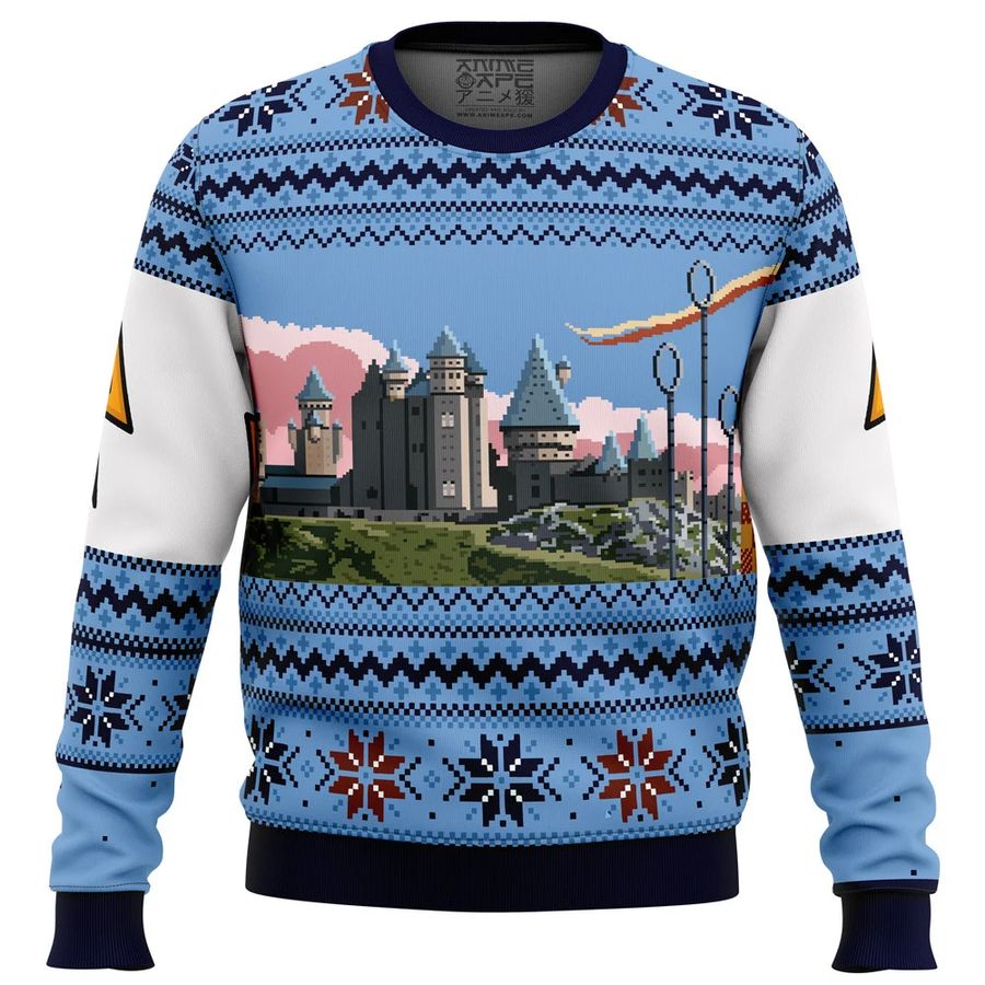 Harry Potter Retro Hogwarts Ugly Sweater