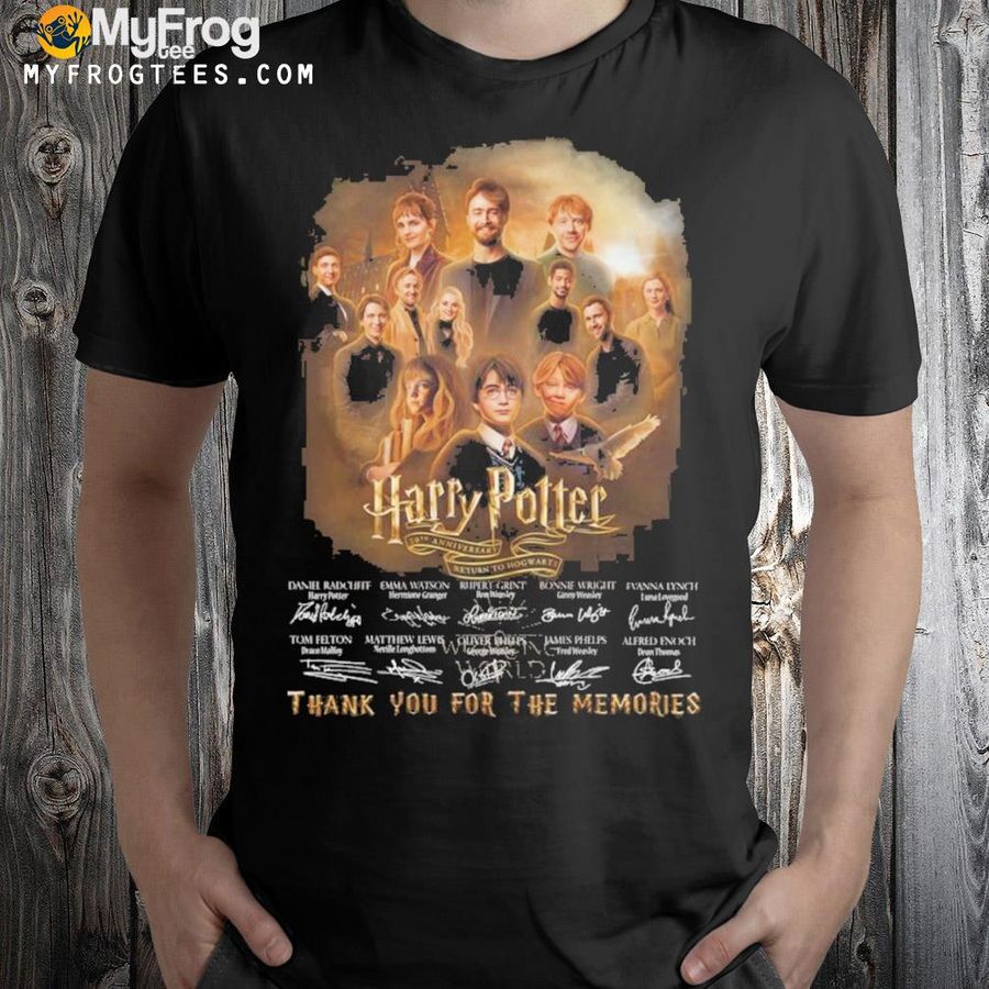 Harry Potter thank you for the memories shirt