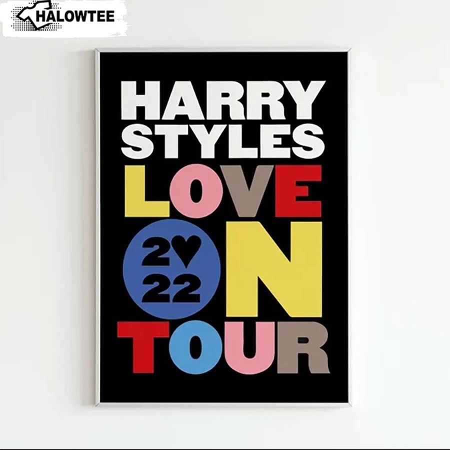 Harry Styles Love On Tour 2022 Poster Gifts Merch