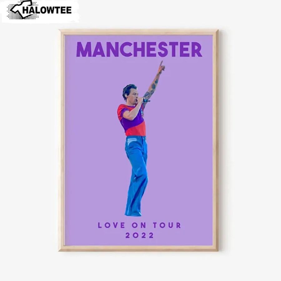 Harry Styles Love On Tour Manchester Poster Wall Art
