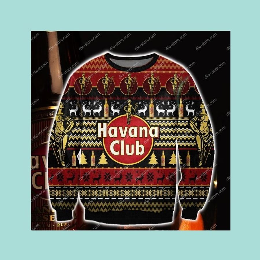 Havana Club wine Ugly Sweater