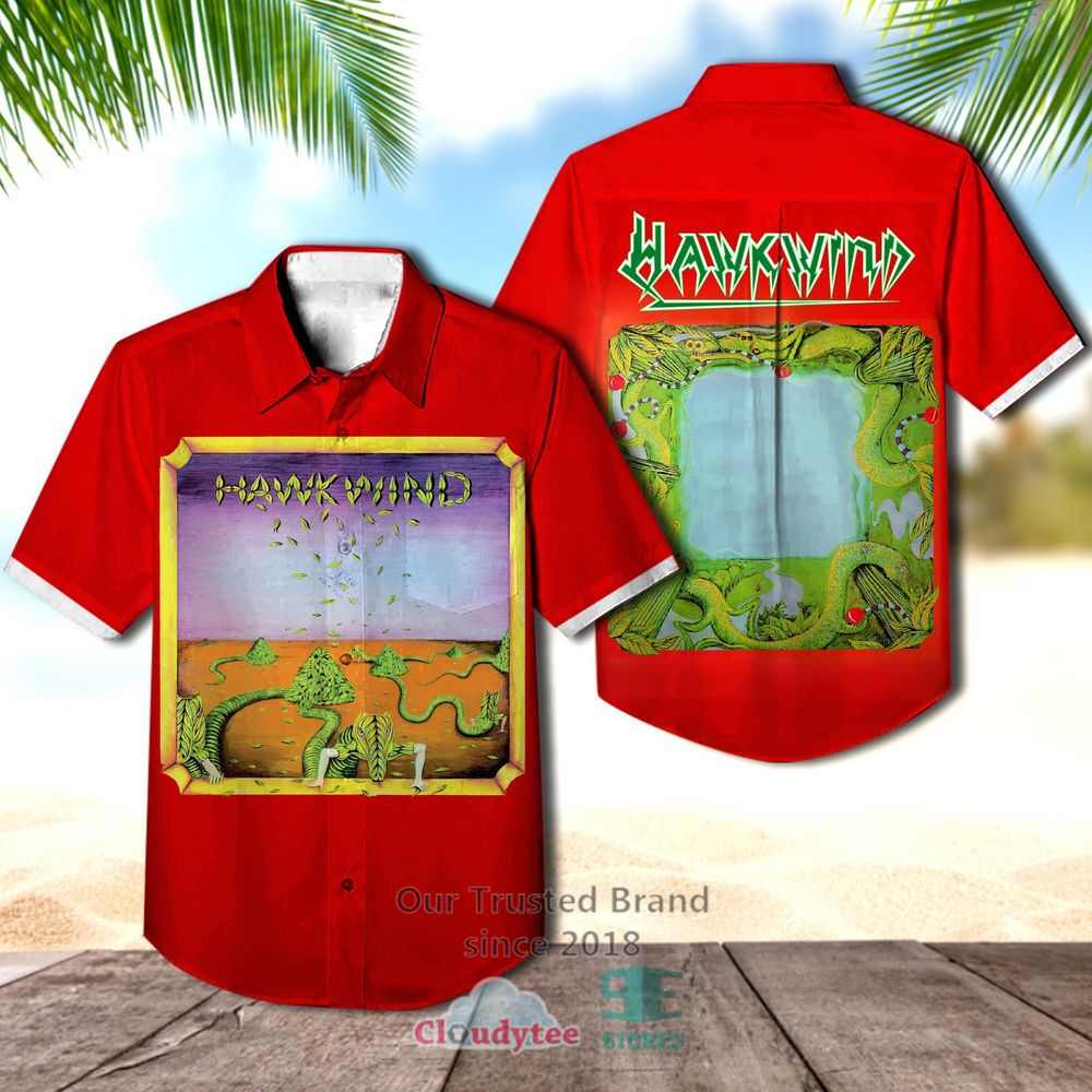 Hawkwind 1970 Albums Hawaiian Shirt – LIMITED EDITION