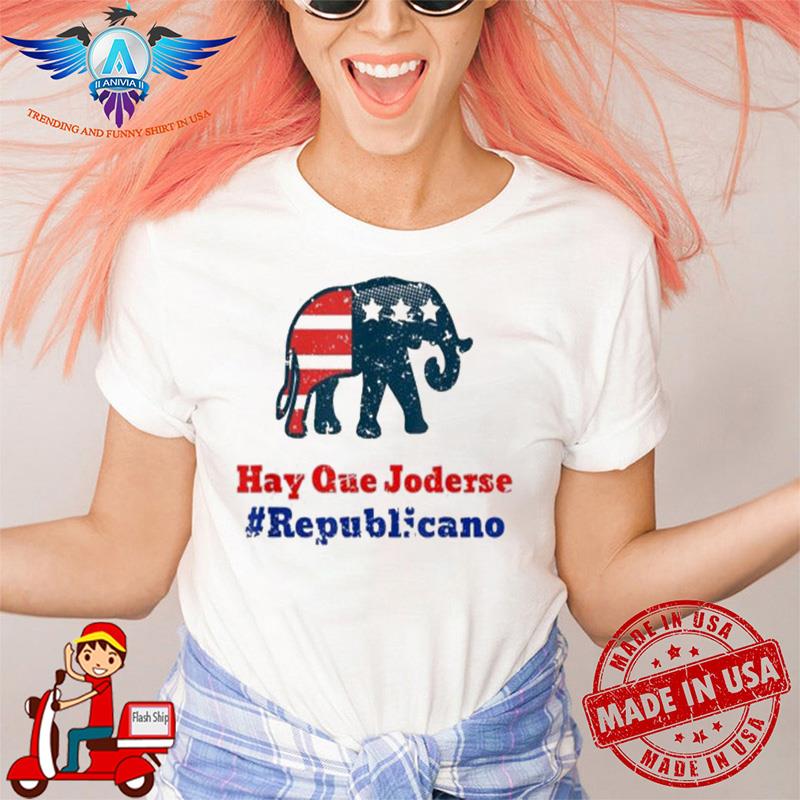 Hay que joderse yo soy republicano support republican party elephant symbol shirt