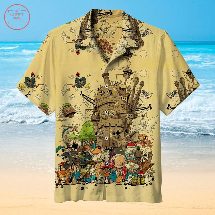 Hayao Miyazaki Comics Hawaiian Shirt
