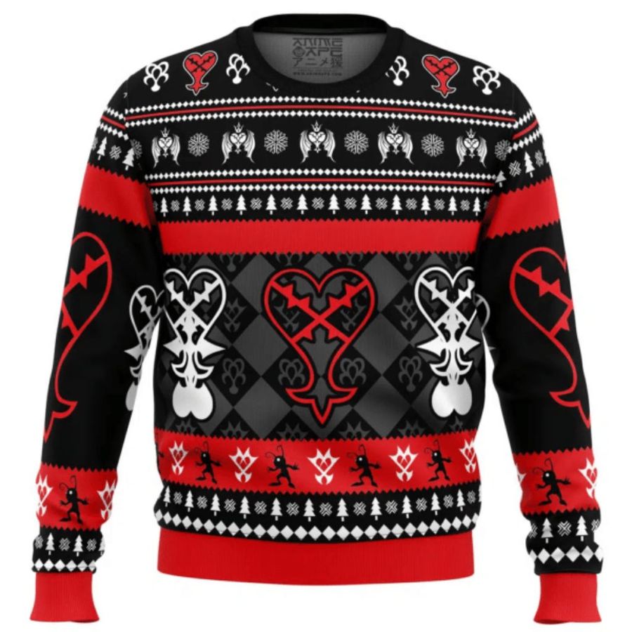 Heartless Christmas Kingdom Hearts -  Heartless Christmas Kingdom Hearts Gift Fan Ugly Sweater