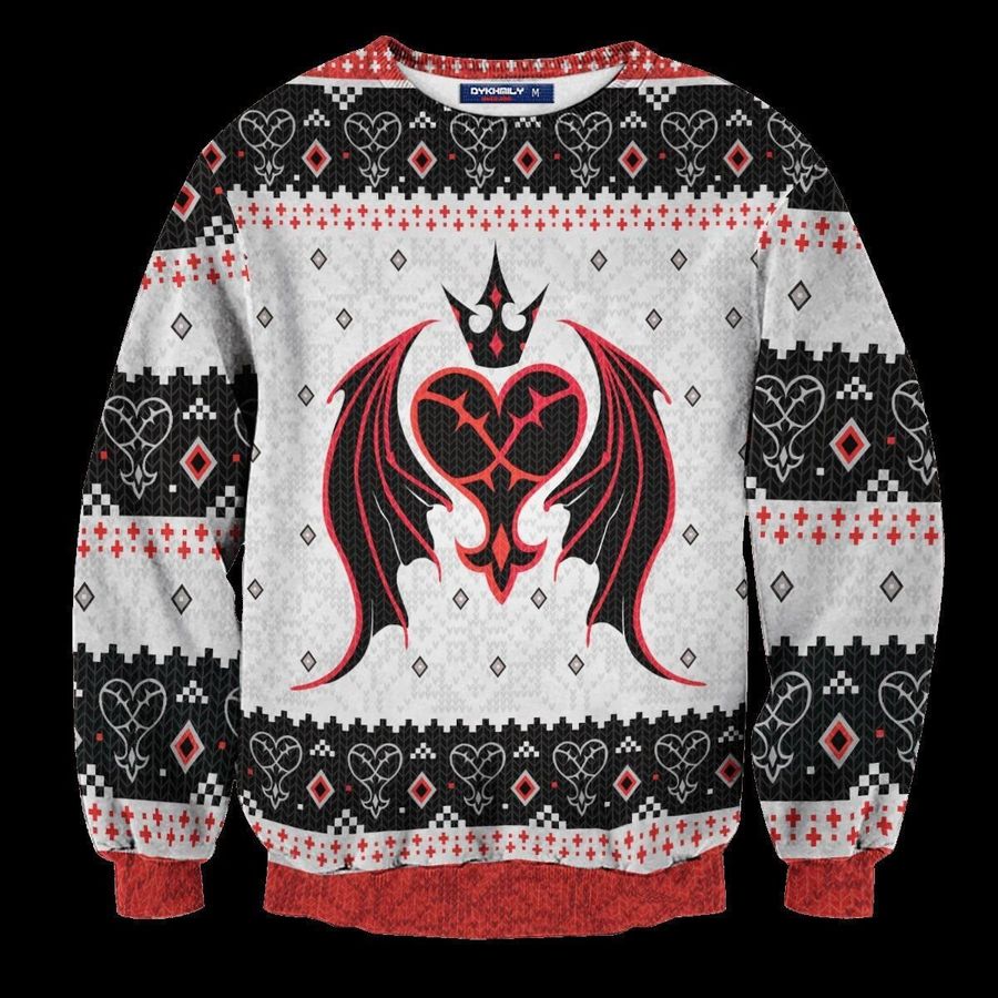 Heartless Christmas Ugly Christmas Sweater All Over Print Sweatshirt Ugly