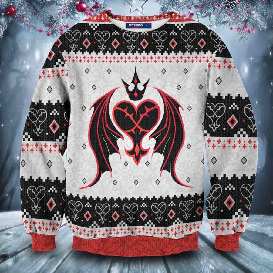 Heartless Christmas Wool Knitted Ugly Sweater