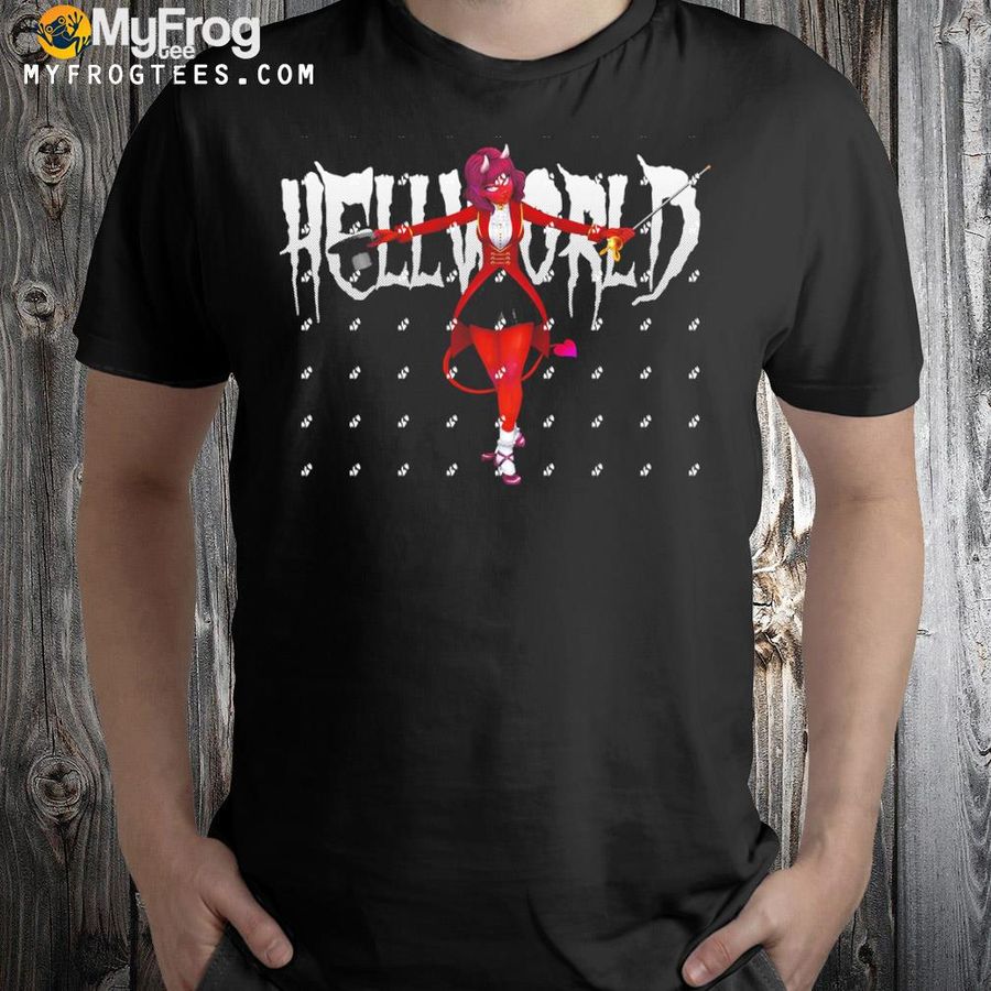 Hellworld shoe0nhead shirt