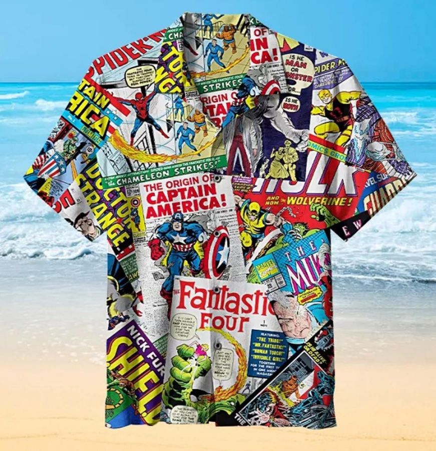 Hero Comics Hawaiian Shirt