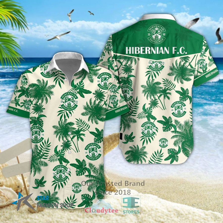 Hibernian F.C Hawaiian Shirt, Shorts – LIMITED EDITION