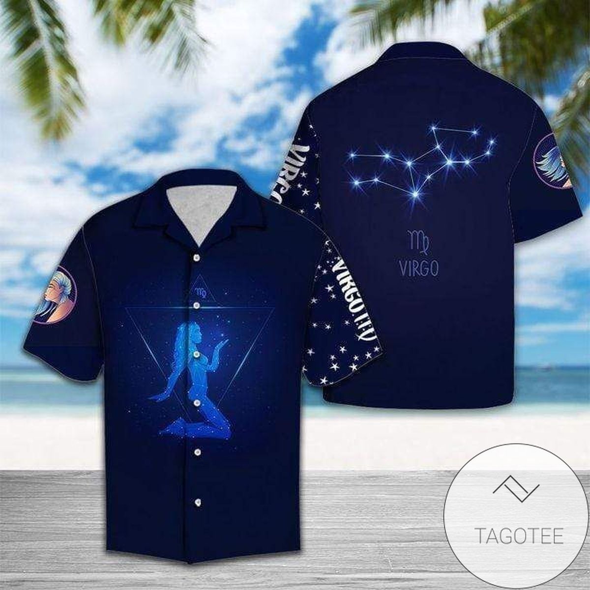 High Quality Virgo Horoscope Zodiac Authentic Hawaiian Shirt 2022 Birthday Gifts