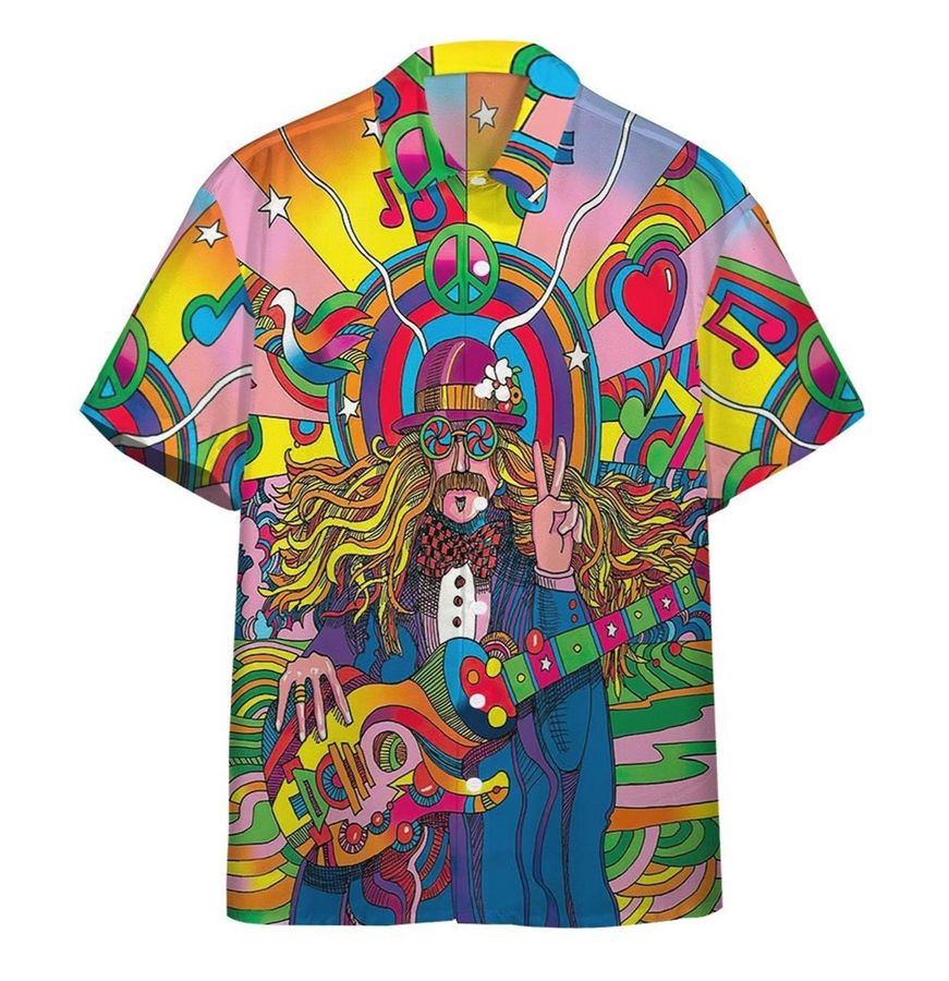 Hippie Psychedelic Hawaiian Shirts