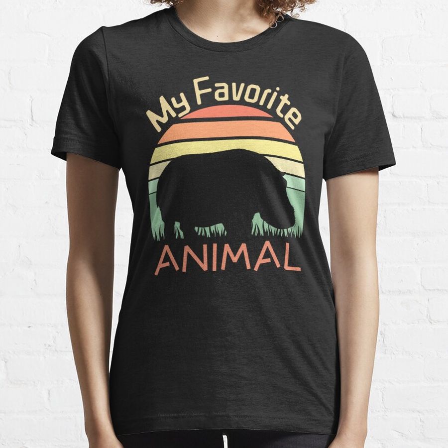 Hippopotamus My Favorite Animal Essential T-Shirt