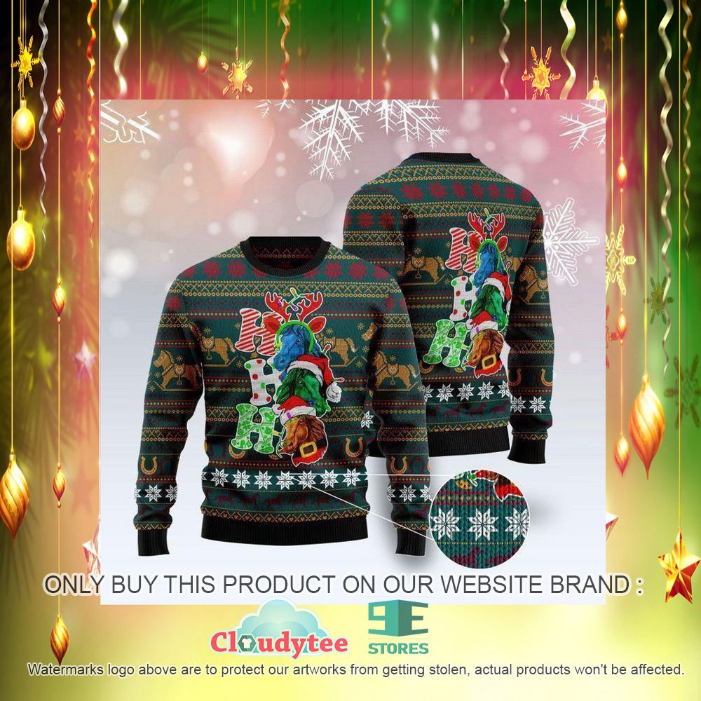 Ho Ho Ho Horse Ugly Christmas Sweater – LIMITED EDITION