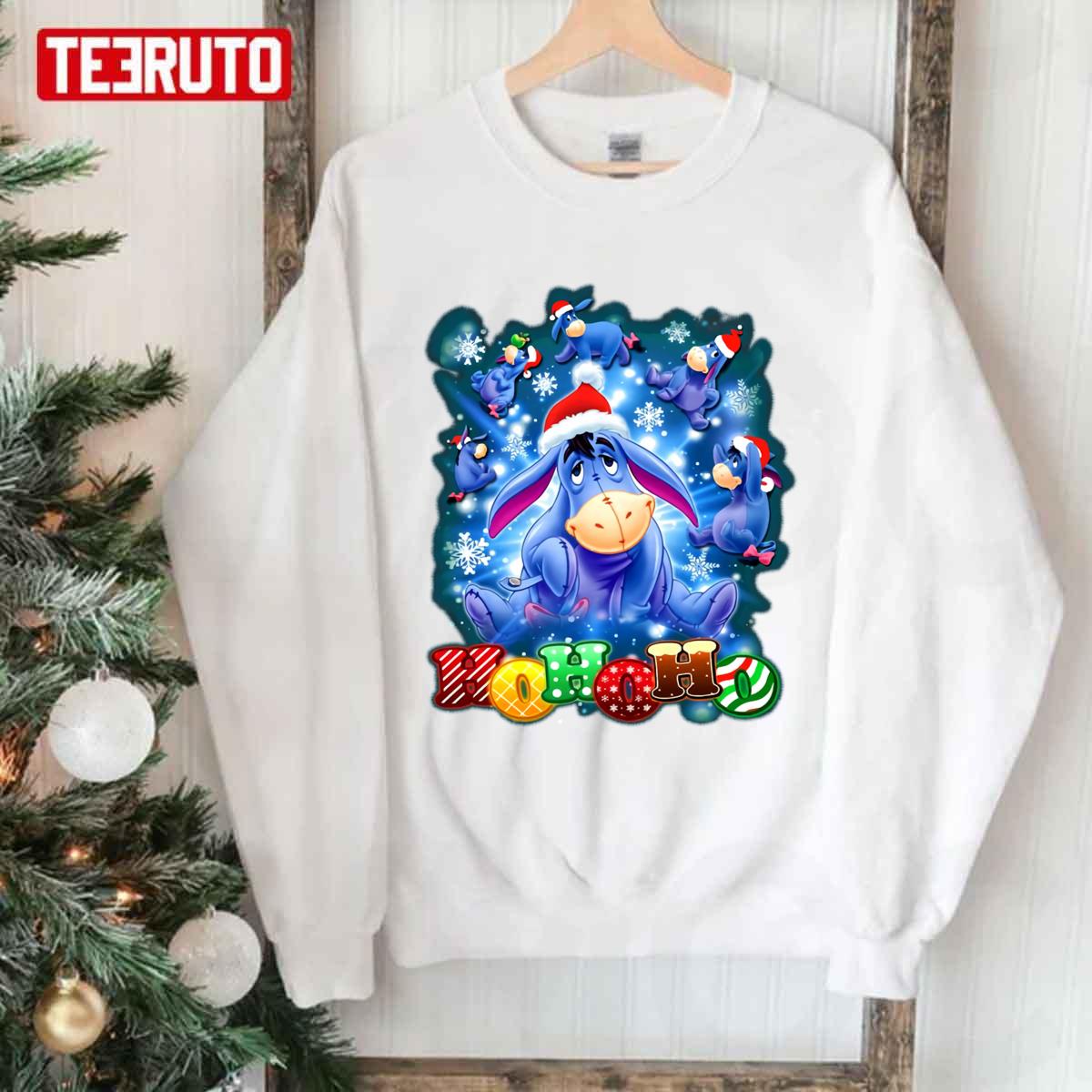 Hohoho Eeyore Winnie The Pooh Christmas Unisex Sweatshirt