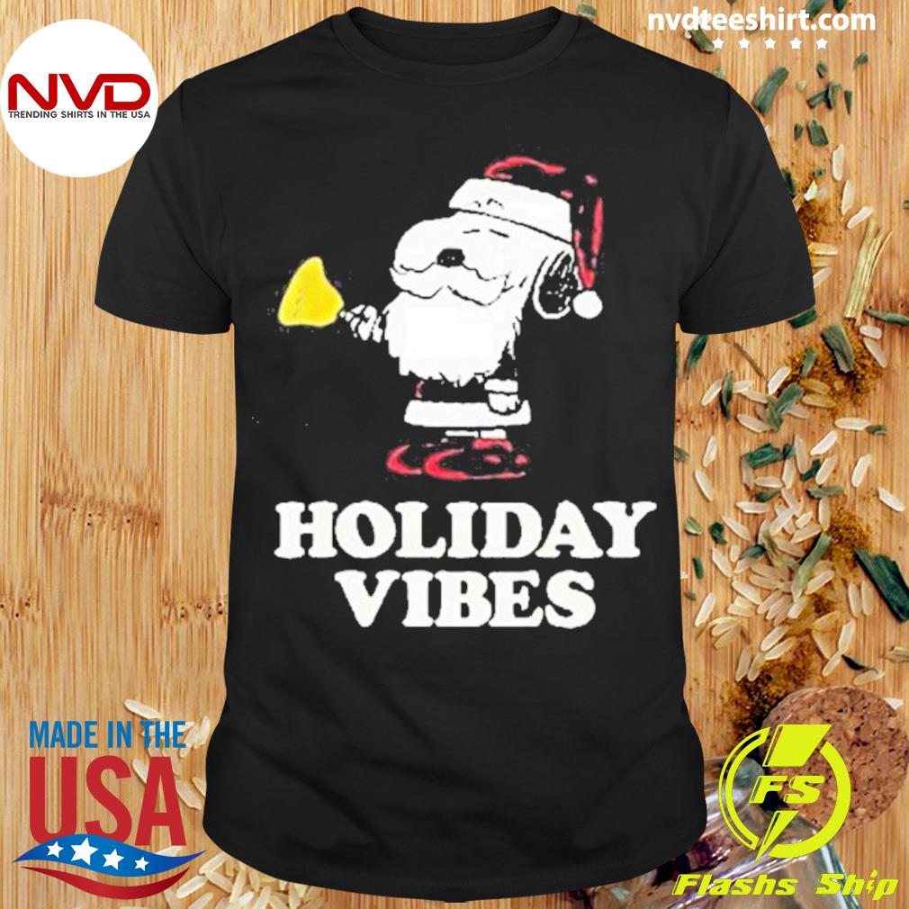 Holiday Vibes Peanuts Snoopy Christmas Shirt
