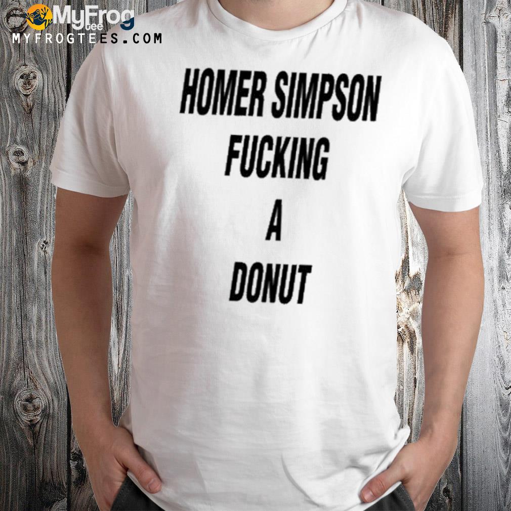 Homer simpson fucking a donut zip up shirt