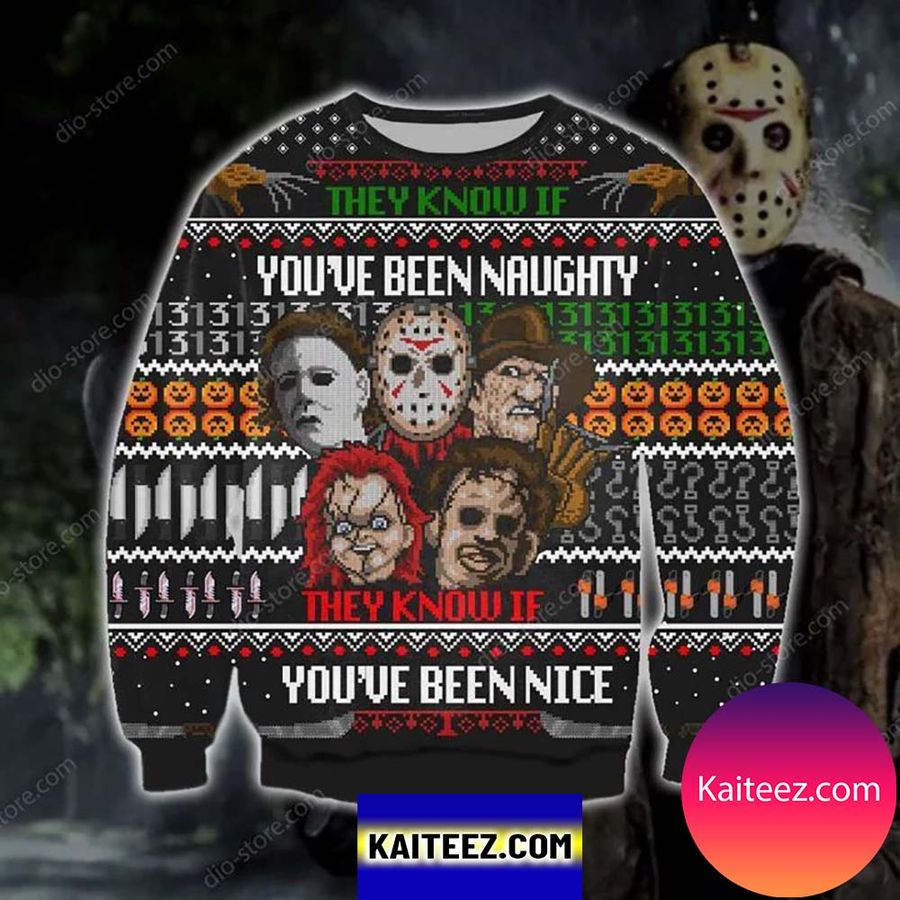 Horror Christmas Ugly Sweater