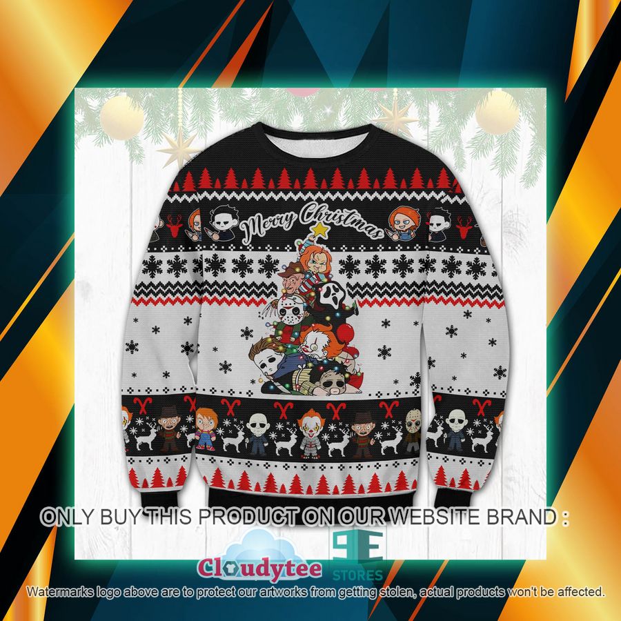Horror Movies Characters Merry Christmas Ugly Sweater – LIMITED EDITION