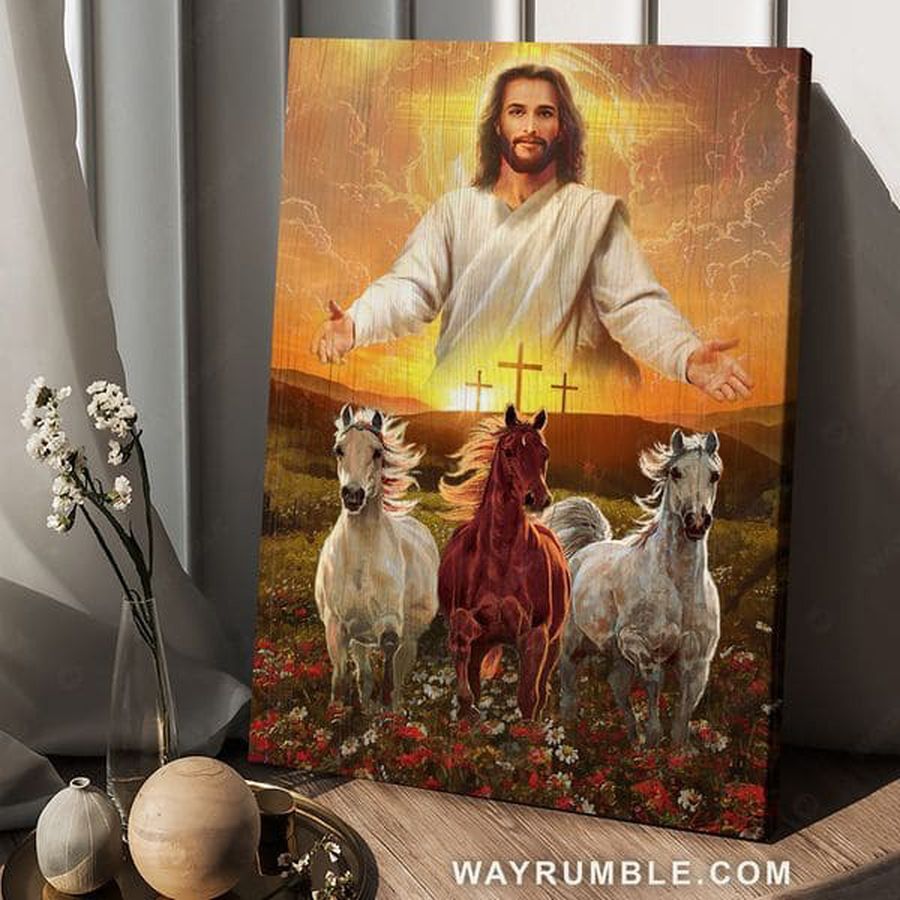 Horse Lover, God Poster, Jesus Christ Poster