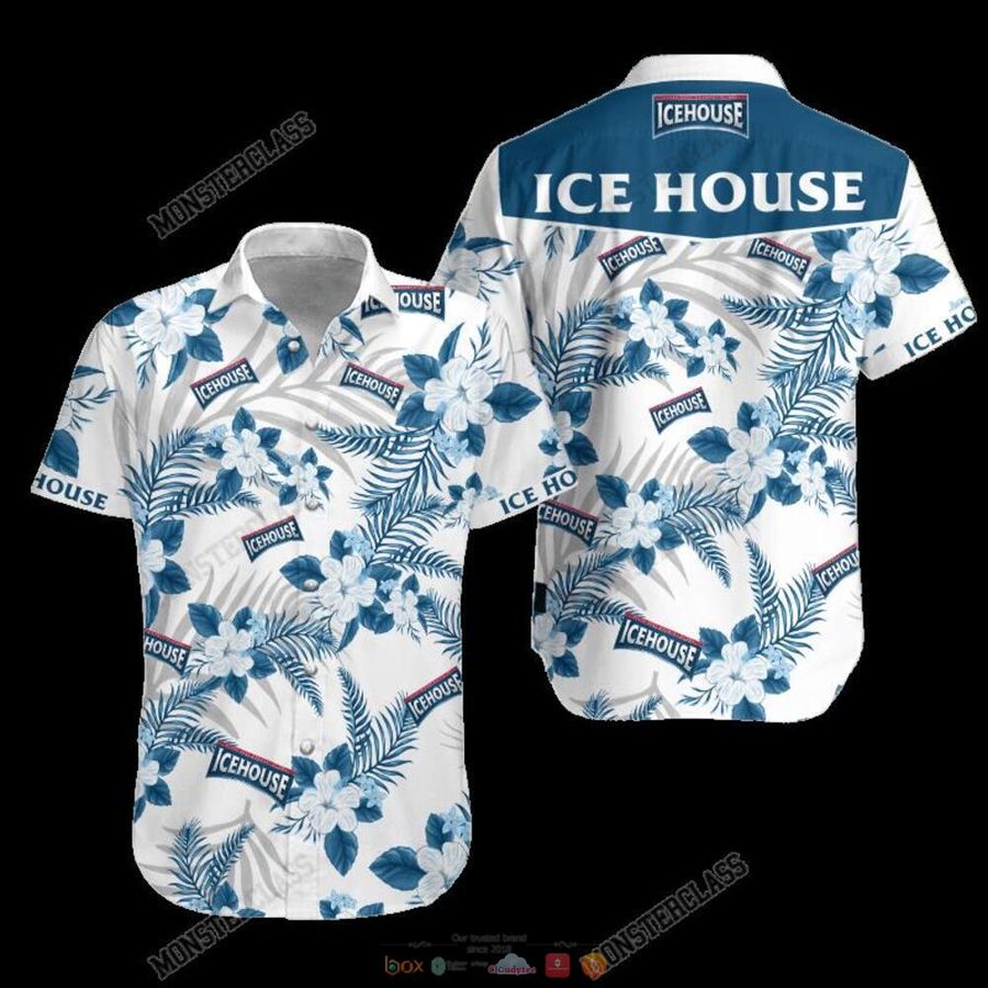 Hot Ice House Tropical Plant Hawaiian Shirt