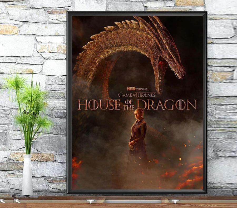 House Of The Dragon Poster Game Of Thrones New Poster Wall Art