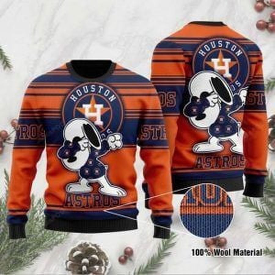 Houston Astros Ugly Christmas Sweater All Over Print Sweatshirt Ugly