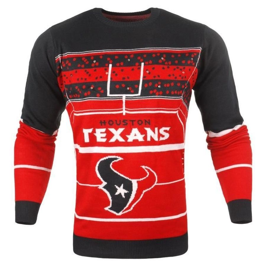 Houston Texans NFL Ugly Christmas Sweater, All Over Print Sweatshirt, Ugly Sweater, Christmas Sweaters, Hoodie, Sweater