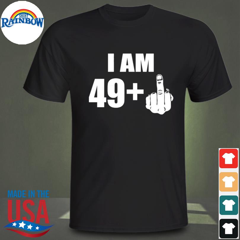 I am 50 middle finger 50th birthday shirt shirt