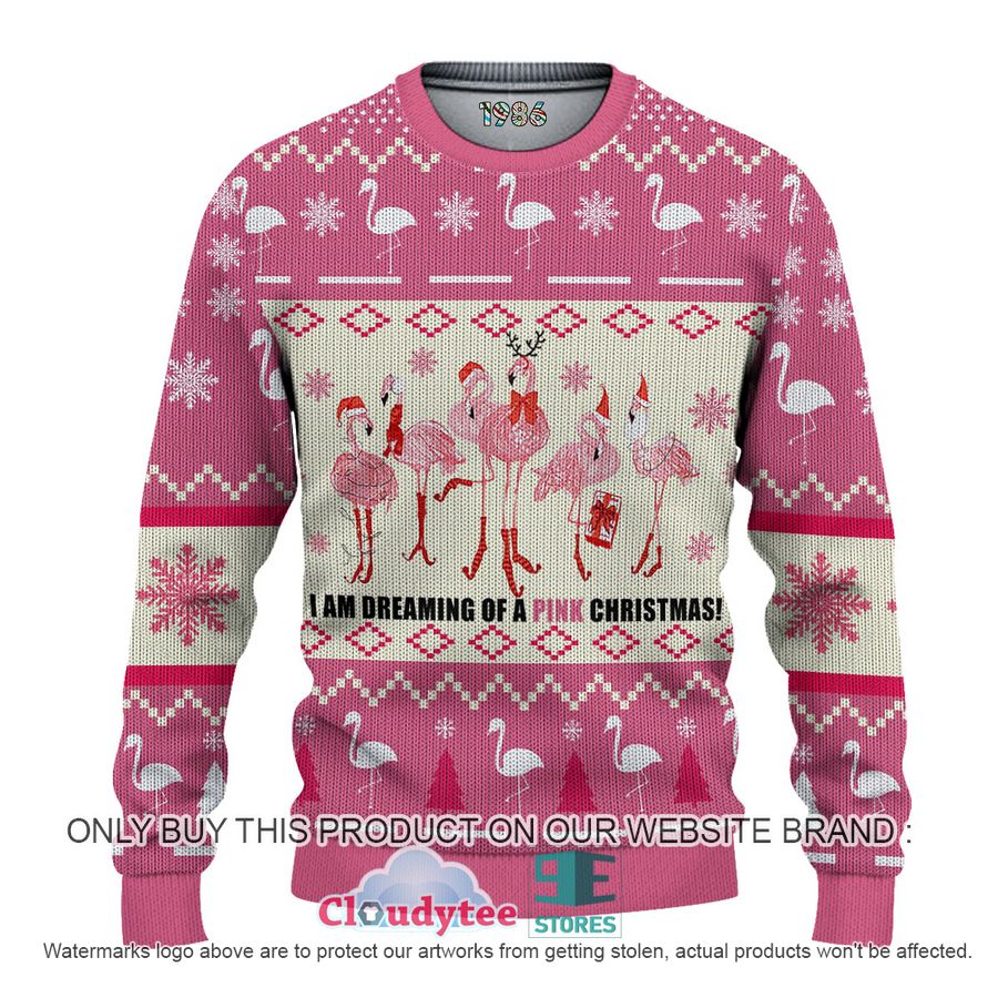 I am Dreaming of the Pink Christmas Flamingo All Over Printed Shirt, hoodie – LIMITED EDITION