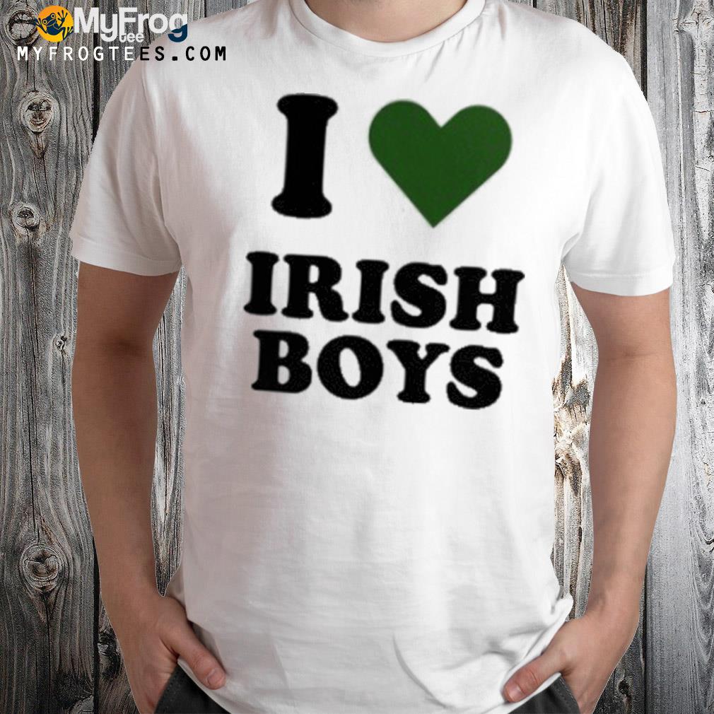 I heart irish boys shirt