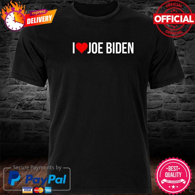 I love joe biden heart pro president joe biden shirt