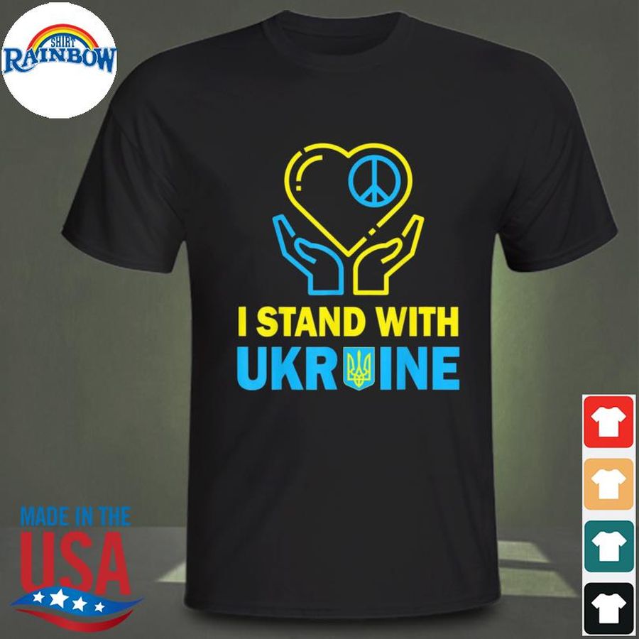 I Stand With Ukraine Ukrainian Flag Shirt