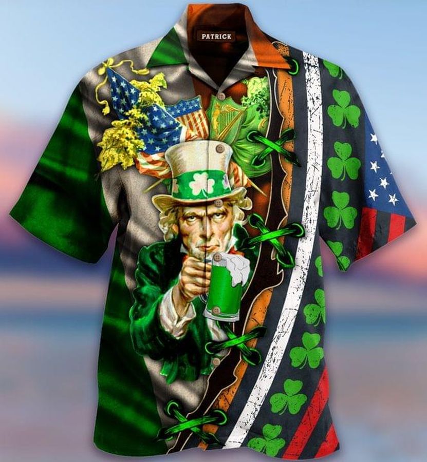 I Want You To Drink Beer Saint Patricks Day Hawaiian Shirt