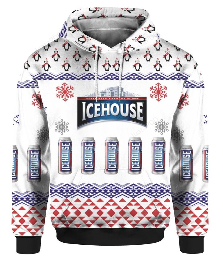 Icehouse Beer Ugly Christmas Sweater, All Over Print Sweatshirt, Ugly Sweater, Christmas Sweaters, Hoodie, Sweater