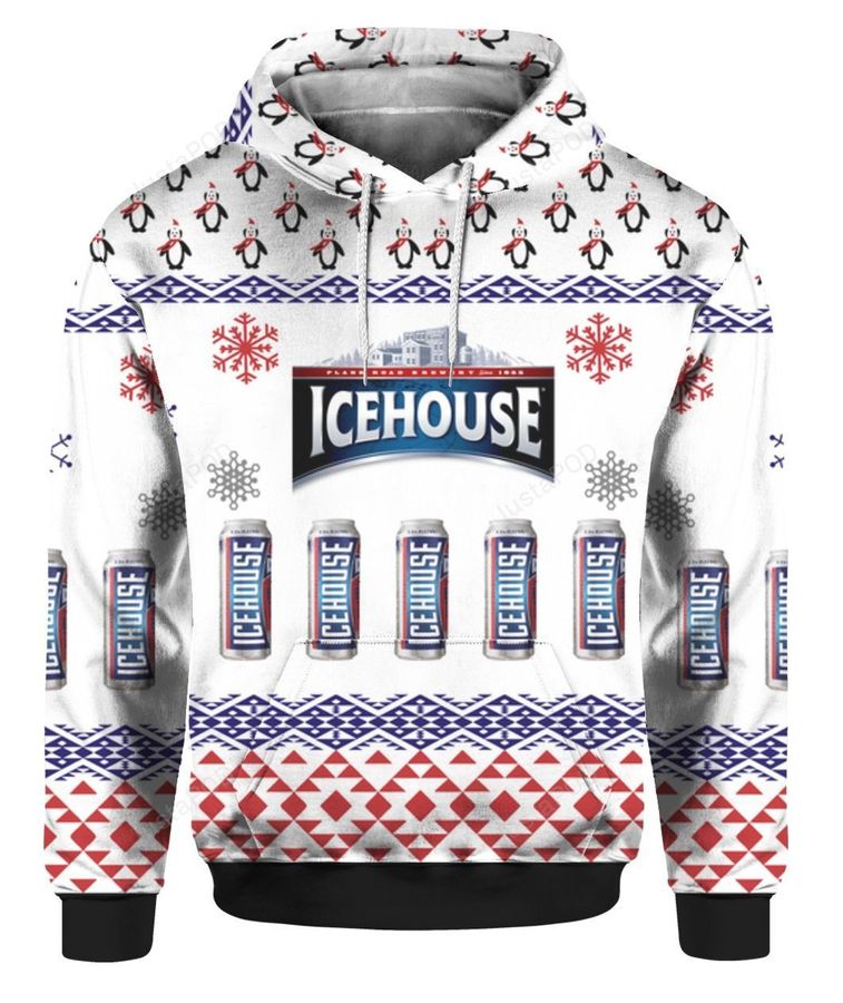 Icehouse Beer Ugly Christmas Sweater All Over Print Sweatshirt Ugly