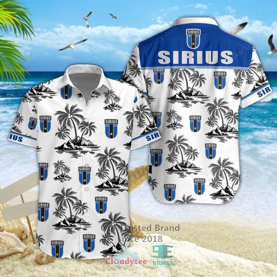 IK Sirius Fotboll logo Hawaiian Shirt, Shorts – LIMITED EDITION