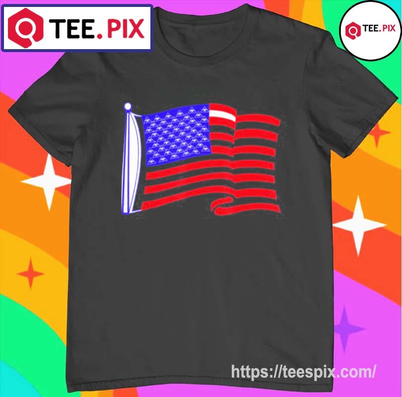 Illuminati Symbols Flag American Shirt