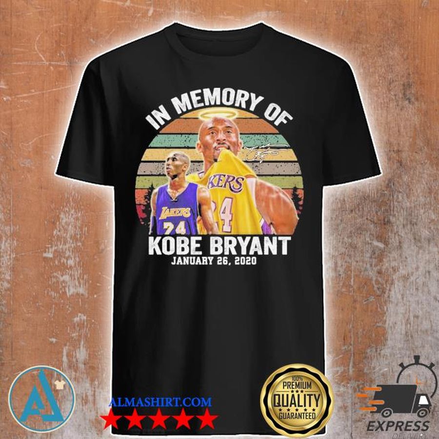 In memory of Kobe Bryant January 26 2020 vintage shirt