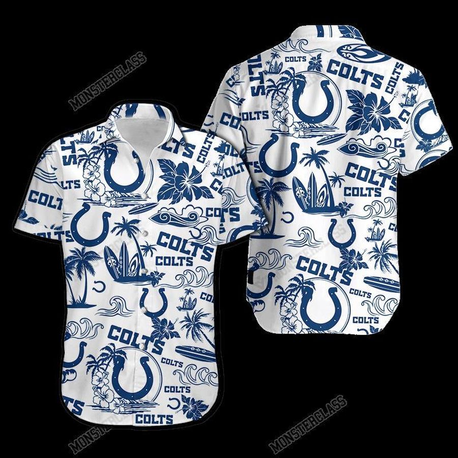Indianapolis Colts Island Hawaiian Shirt Short