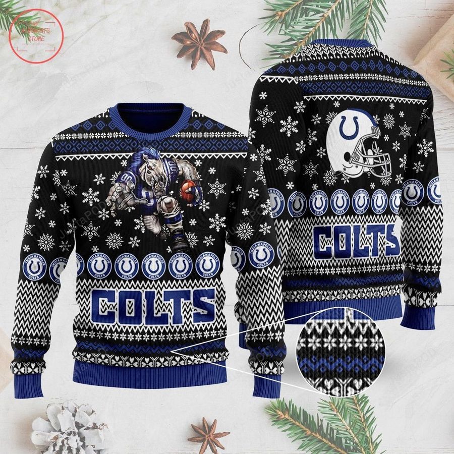 Indianapolis Colts Ugly Christmas Sweater All Over Print Sweatshirt Ugly