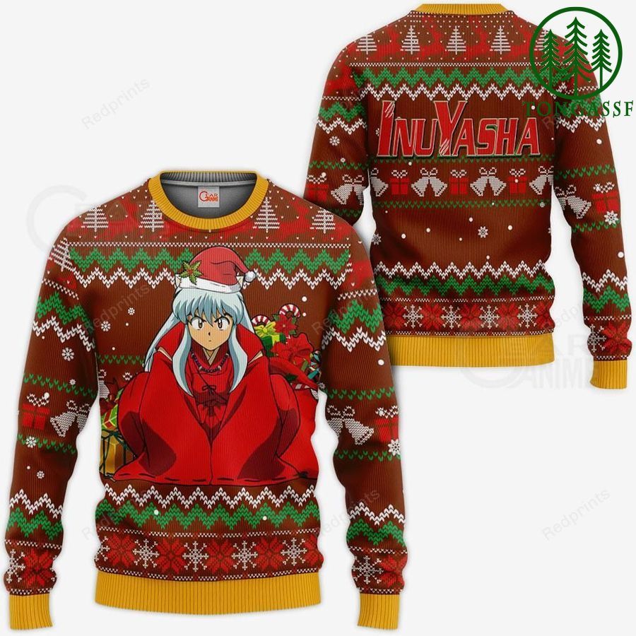 Inuyasha Ugly Christmas Sweater and Hoodie Inuyasha Anime Xmas Gift