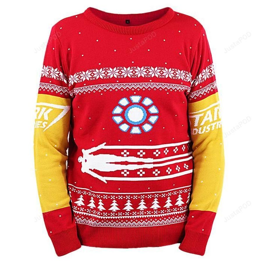Iron Man Knitted Ugly Sweater Ugly Sweater Christmas Sweaters Hoodie