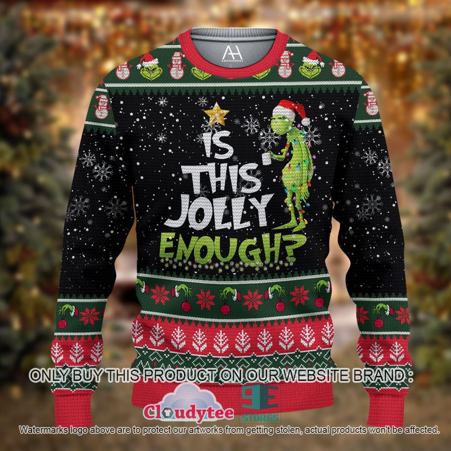 Is this jolly enough Grinch Christmas All Over Printed Shirt, hoodie – LIMITED EDITION