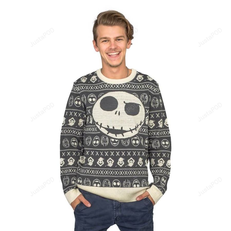Jack Sally The Nightmare Before Christmas For Unisex Ugly Christmas Sweater, Sweatshirt, Ugly Sweater, Christmas Sweaters, Hoodie, Sweater