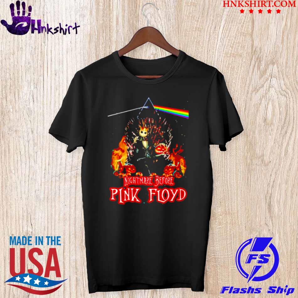 Jack Skellington Nightmare Before Pink Floyd Shirt