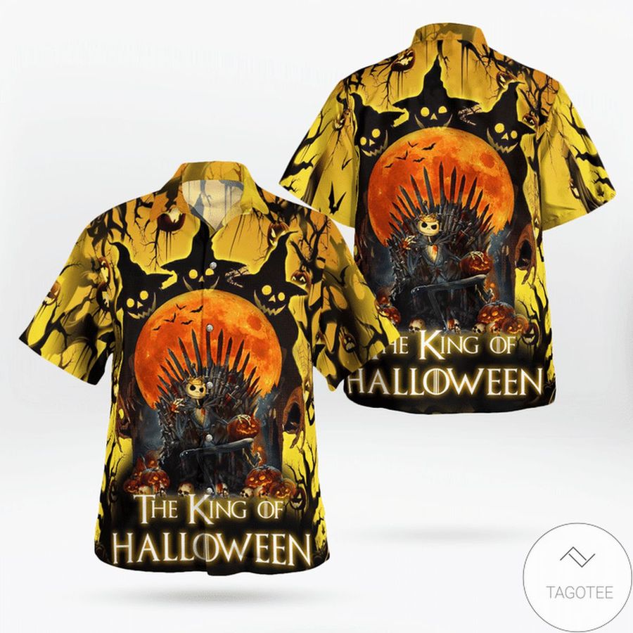 Jack Skellington The King Of Halloween Hawaiian Shirt