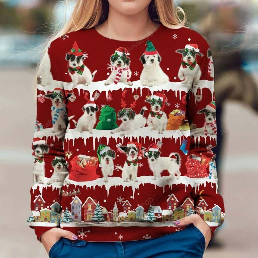 Jackapoo Ugly Christmas Sweater, All Over Print Sweatshirt, Ugly Sweater, Christmas Sweaters, Hoodie, Sweater