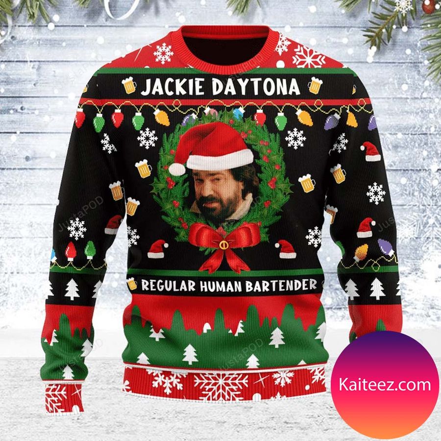 Jackie Daytona Christmas Ugly Sweater